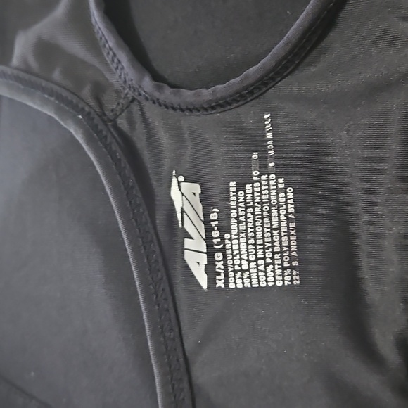 Avia Charcoal Sports Bra Size XL Molded Pads Pull Over - Picture 7 of 8